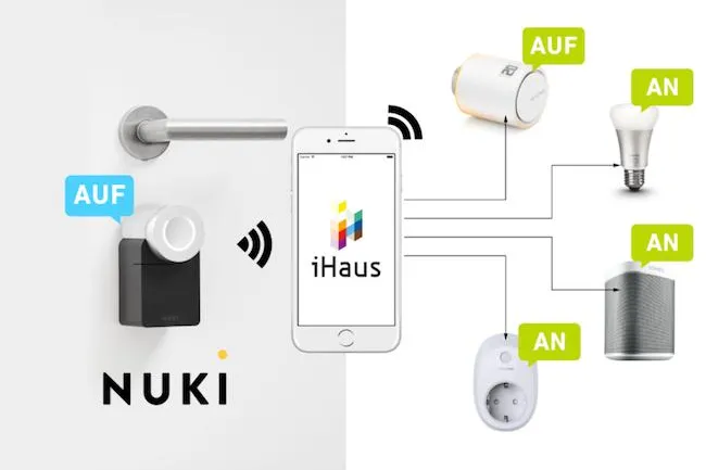 Bild: Nuki ab sofort mit iHaus kompatibel