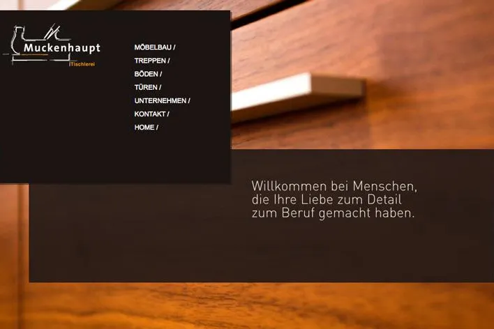 Bild: mutoo gestaltet Webpräsenz der Tischlerei Muckenhaupt neu