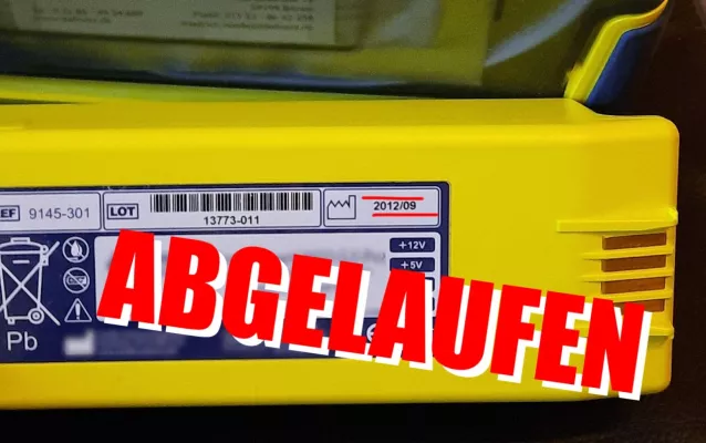Bedingt einsatzbereit: Defibrillatoren oft schlecht gewartet Bild: Bedingt einsatzbereit: Defibrillatoren oft schlecht gewartet