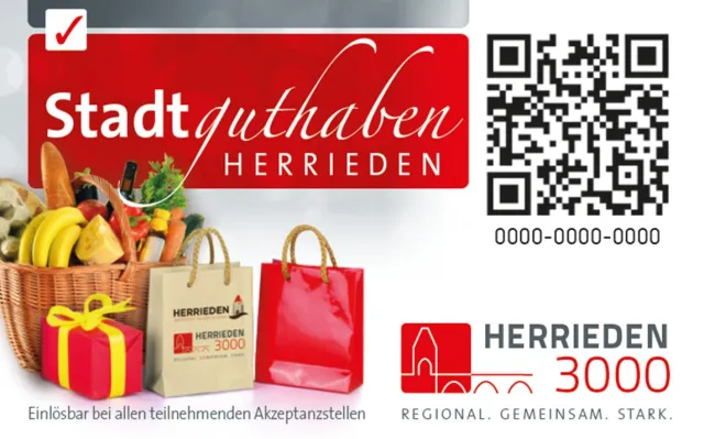 Bild: Stadtguthaben Herrieden: Regional. Gemeinsam. Stark.
