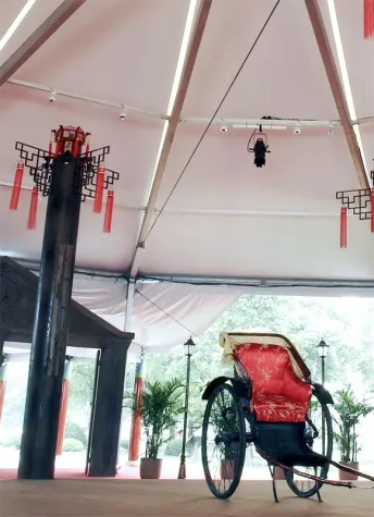 Bild: Zelteinblicke in die Kultur Chinas