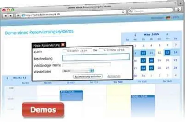 Supersaas Online Reservierungssystem jetzt auch in Deutscher Sprache Bild: Supersaas Online Reservierungssystem jetzt auch in Deutscher Sprache