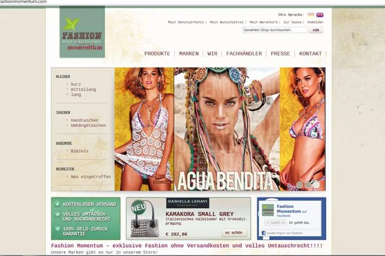 Bild: fashionmomentum.com Ein Online Shop aus Österreich bringt die Modewelt von Kolumbien und Israel nach Europa