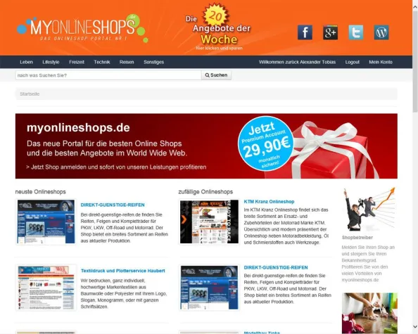 Neues Portal für Onlineshops gestartet Bild: Neues Portal für Onlineshops gestartet