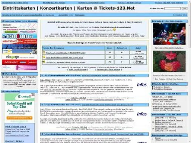 Bild: Tickets-123.Net jetzt mit neuer Foto-Galerie