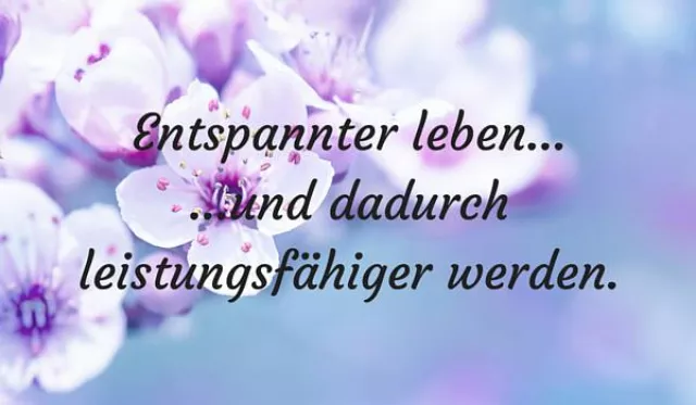 Bild: Leistungsfähiger durch einen entspannten Lebenstil?