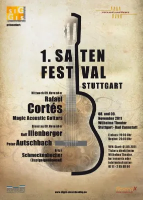 Bild: fuchsconcepts für Marketing & Werbung wirbt für das 1. Stuttgarter Saitenfestival