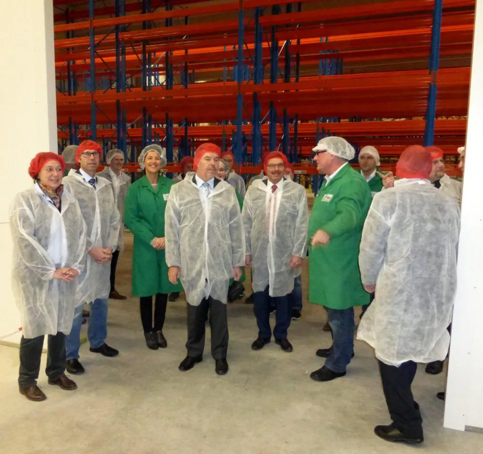 Einweihung der neuen Lagerflächen von Kräuter Mix im Logistikzentrum Wiesentheid