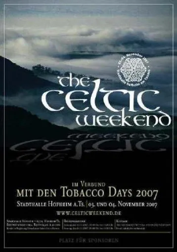 Celtic Weekend & Tobacco Days 2007 Bild: Celtic Weekend & Tobacco Days 2007