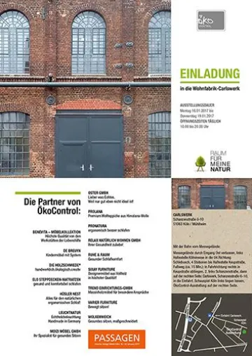 Bild: Verbandsmitglieder von ÖkoControl zeigen „Raum für meine Natur“ im Kölner Carlswerk