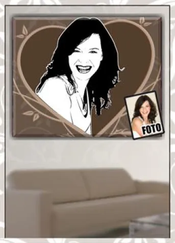 Bild: Zum Muttertag: Statt Blumen & Pralinen - Das eigene Foto als Kunstwerk im Retro- oder Pop-Art-Stil