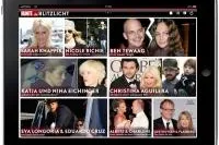 Bild: Mit den Stars ins "Blitzlicht" - InteractiveMedia vermarktet BUNTE.de-iPad-App "Blitzlicht"