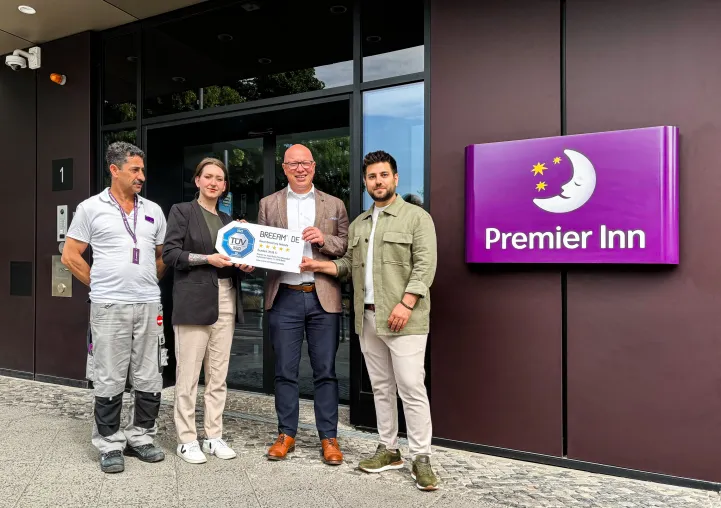 Bild: Berlin: Premier Inn Hotel an der Bundesallee erhält BREEAM-Zertifikat mit dem Prädikat „exzellent“ 