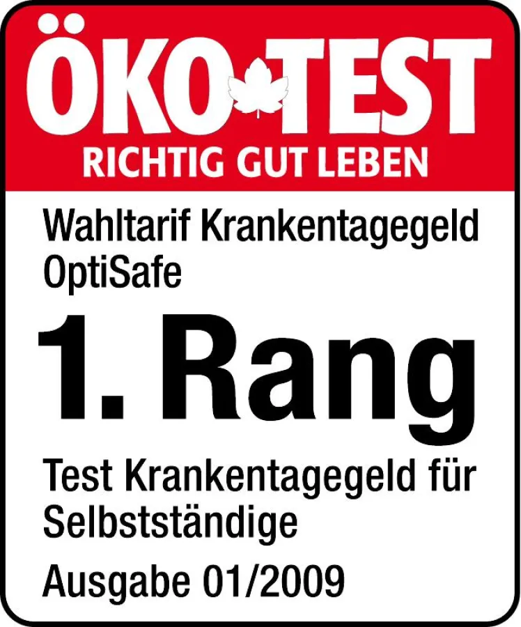 ÖKO-TEST bewertete den Wahltarif der IKK Niedersachsen mit dem 1. Rang