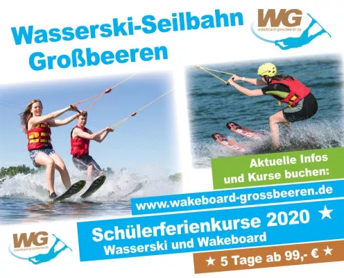 Wasserski statt langer Weile in den Sommerferien 2020 Bild: Wasserski statt langer Weile in den Sommerferien 2020