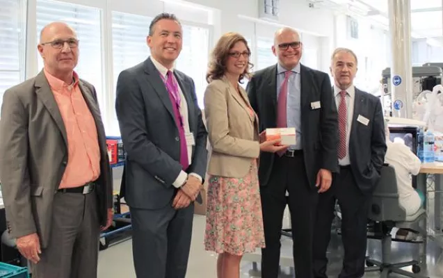 Bild: Hoher Besuch: Staatsministerin Sabine Bätzing-Lichtenthäler zu Gast bei TRACOE medical in Nieder-Olm