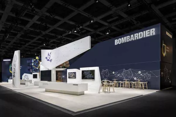 Bild: VOSS+FISCHER inszeniert Bombardier auf der InnoTrans