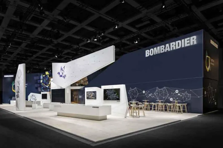 Bild: VOSS+FISCHER inszeniert Bombardier auf der InnoTrans