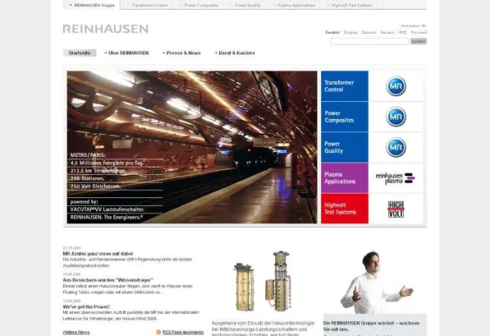 Bild: Online-Sprachtalent für REINHAUSEN-Gruppe - Xparo realisiert neues Portal für die Hochspannungsspezialisten