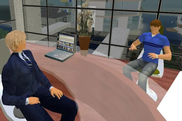 Erste Online-Studienberatung der Fachhochschule des Mittelstands (FHM) in „Second Life“ am 14. Mai Bild: Erste Online-Studienberatung der Fachhochschule des Mittelstands (FHM) in „Second Life“ am 14. Mai