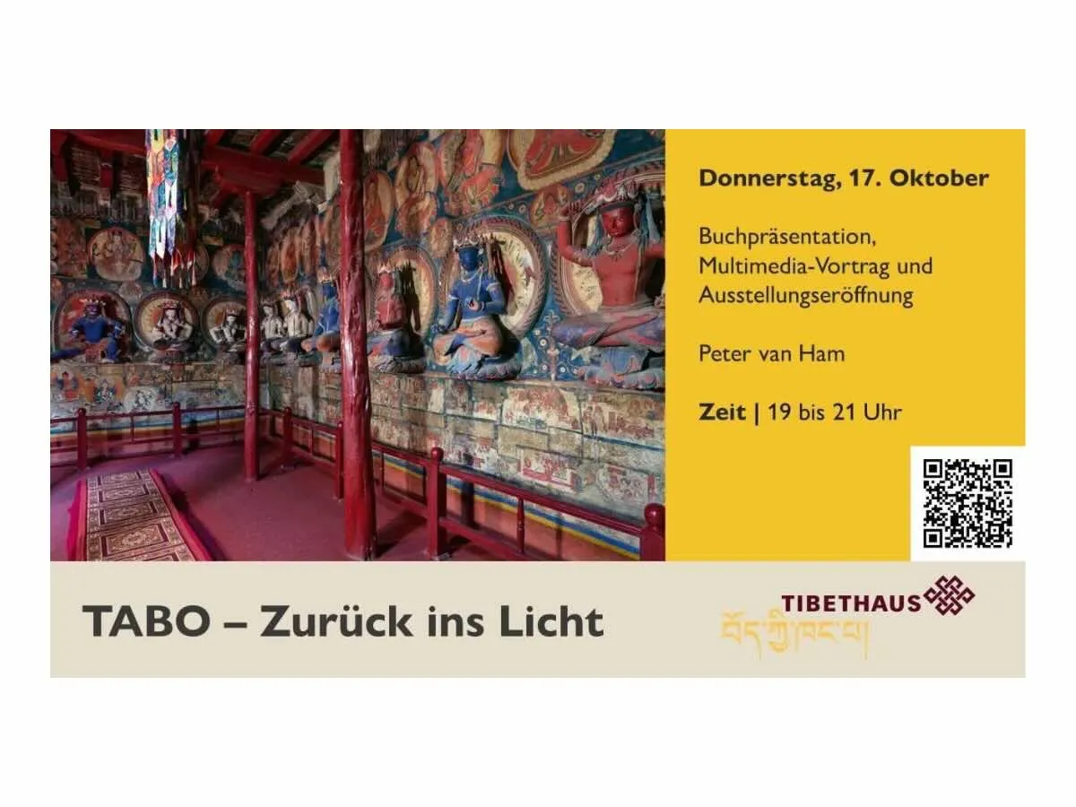 Ausstellungseröffnung Peter von Ham (© Tibethaus Deutschland e.V.)