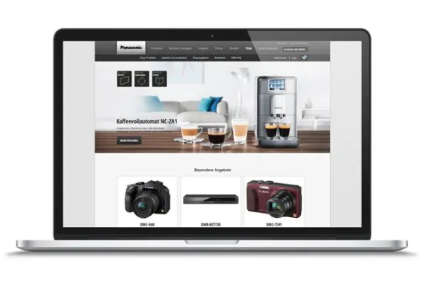 Bild: Panasonic: Neues Shop-Design für bessere Conversion Rate