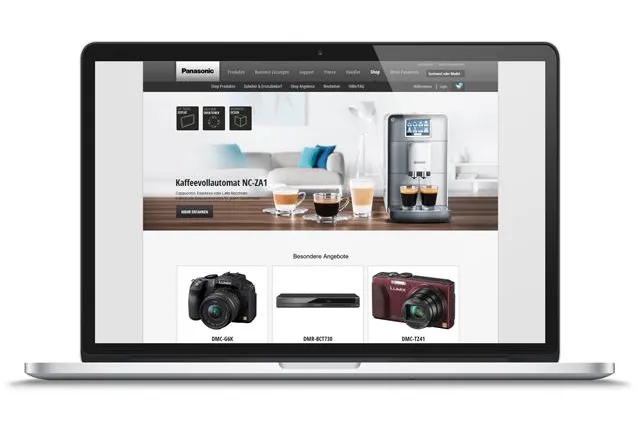 Bild: Panasonic: Neues Shop-Design für bessere Conversion Rate