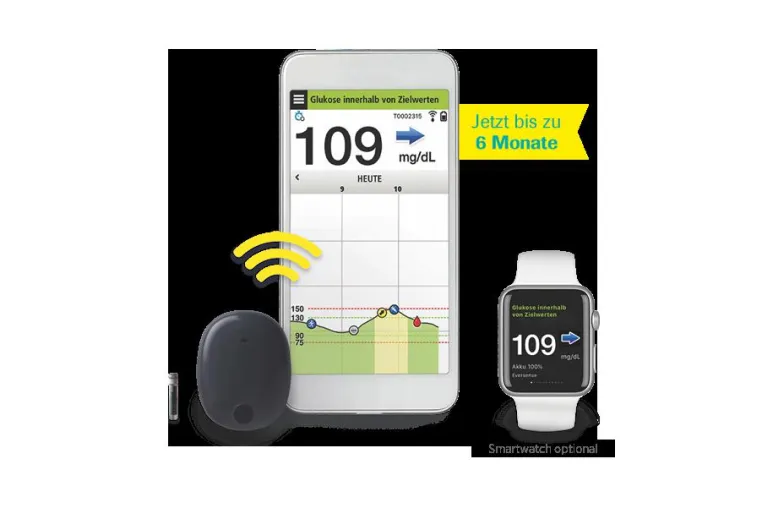 Bild: Für ein sicheres Gefühl: Das neue Eversense® XL CGM System