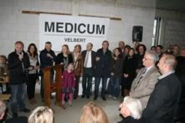 Richtfest Gesundheitshaus in Velbert und Bekanntmachung der Interessensgemeinschaft Medicum-Velbert Bild: Richtfest Gesundheitshaus in Velbert und Bekanntmachung der Interessensgemeinschaft Medicum-Velbert
