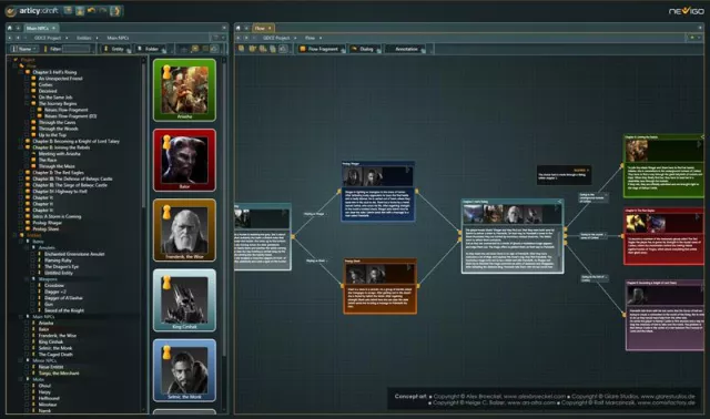 Bild: Mediadesign Hochschule nutzt Game Design Tool "articy:draft"