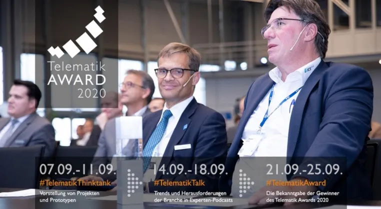 Telematik Award 2020: Verleihung findet als attraktives, mehrwöchiges Digital-Event statt Bild: Telematik Award 2020: Verleihung findet als attraktives, mehrwöchiges Digital-Event statt