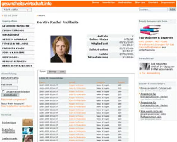 Bild: Community für Gesundheitswirtschaft - gesundheitswirtschaft.info schaltet interaktive Plattform frei