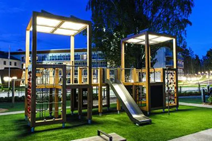 Bild: Spielplatz HALO von LAPPSET mit dem German Design Award 2016 ausgezeichnet