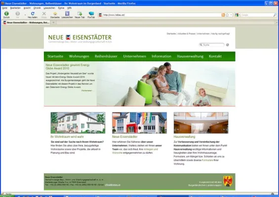 Bild: Neue Eisenstädter Website-Relaunch: Wohnträume und ein Mehr an Information