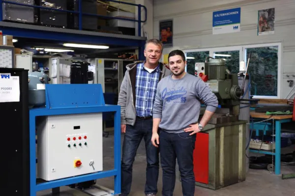 Bild: Hafner-Muschler engagiert sich für Flüchtling aus Syrien