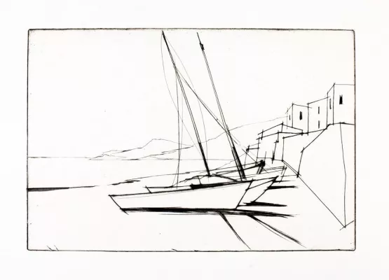 Bild: Zur Ausstellung "Landgang" von Ursula Strozynski bei art+form in Dresden