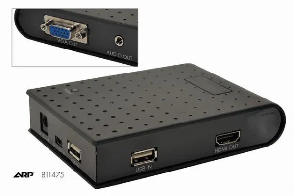 Bild: Mit externer HDMI / VGA Grafikkarte (USB 2.0) jederzeit Full HD Bilder und Videos genießen