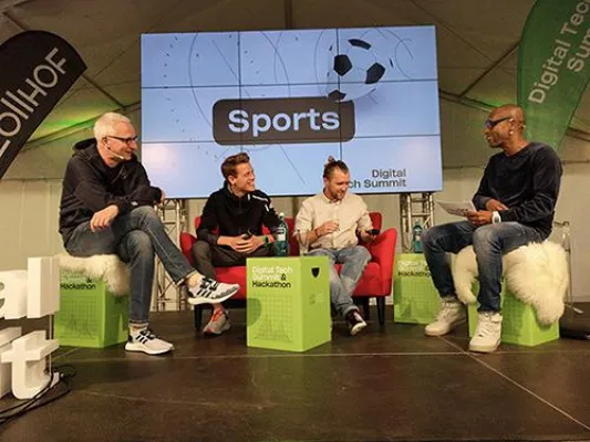 Bild: Das Team Pre-Track gewann die Digital Tech Summit