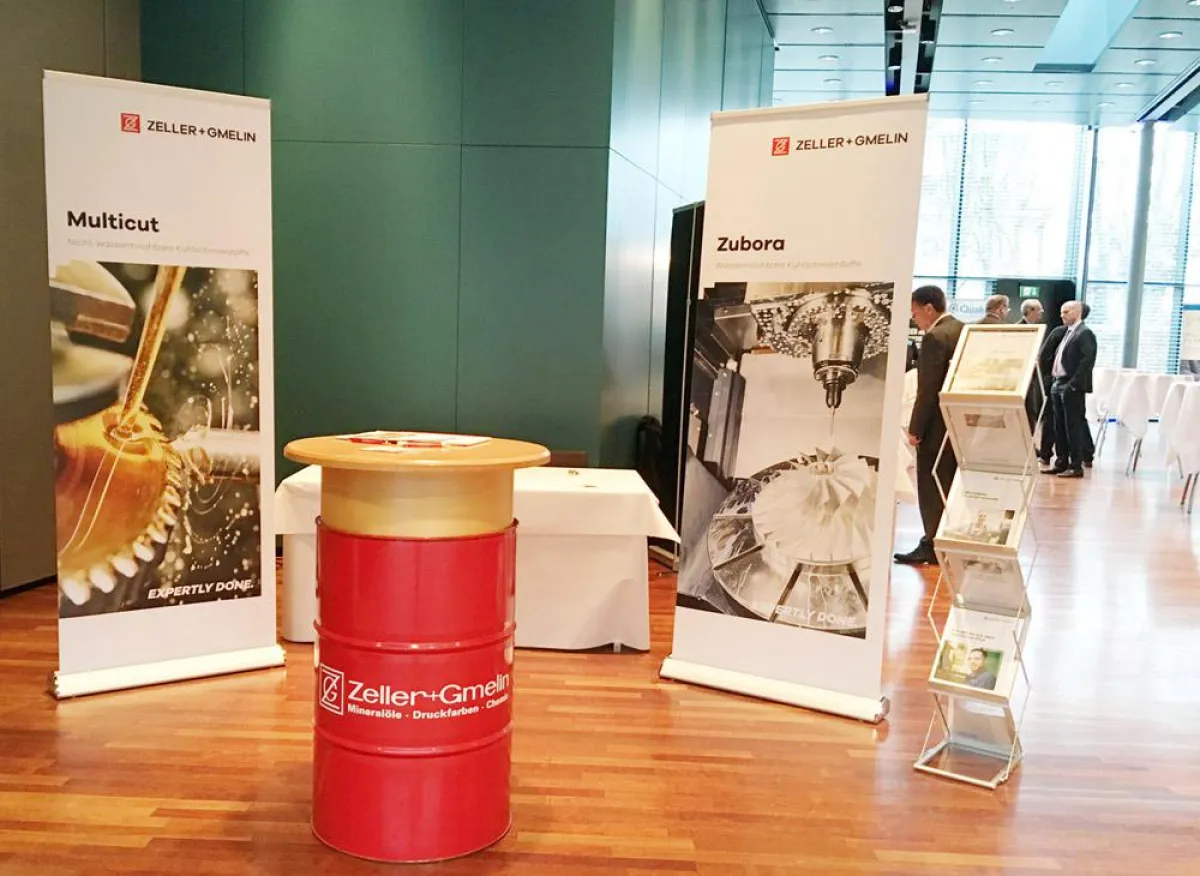 Ausstellerstand Zeller + Gmelin beim Kühlschmierstoff-Forum 2018