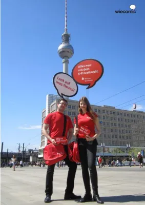 Bild: Sprechblasen-Promotion: Schnell noch was sagen