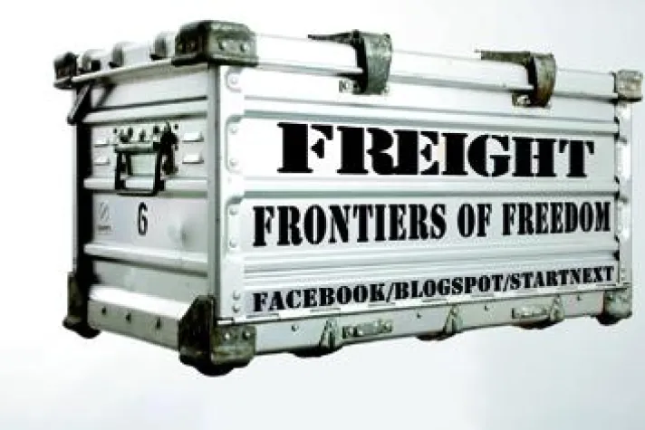 Bild: Kunstprojekt „FRACHT - Grenzen der Freiheit"