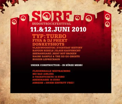 SORF - Süd Ost Rock Festival 2010 Bild: SORF - Süd Ost Rock Festival 2010