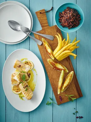 Bild: Trend-Fruits auf Porzellan von Tafelstern präsentieren