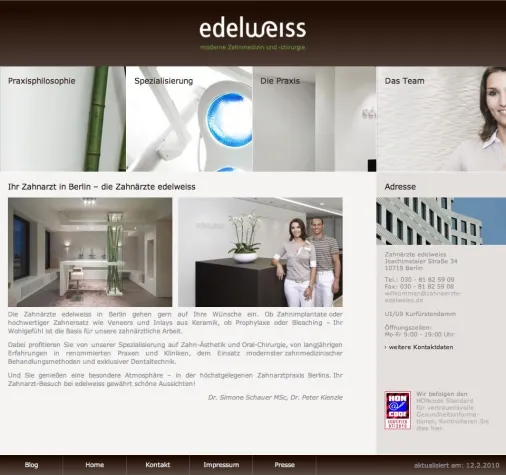 Bild: Edelweiss erhält HONcode-Zertifikat