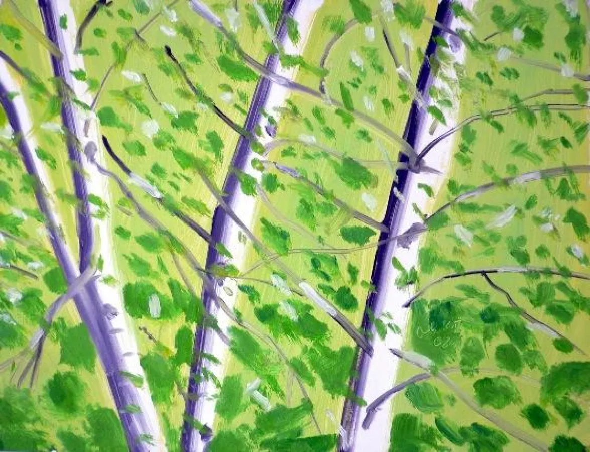 Alex Katz, spring, 2008