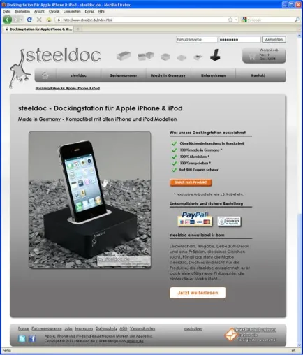 steeldoc geht online Bild: steeldoc geht online
