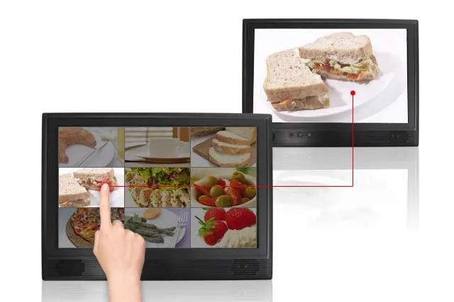 Bild: Interaktives Touchscreen-System für den POS