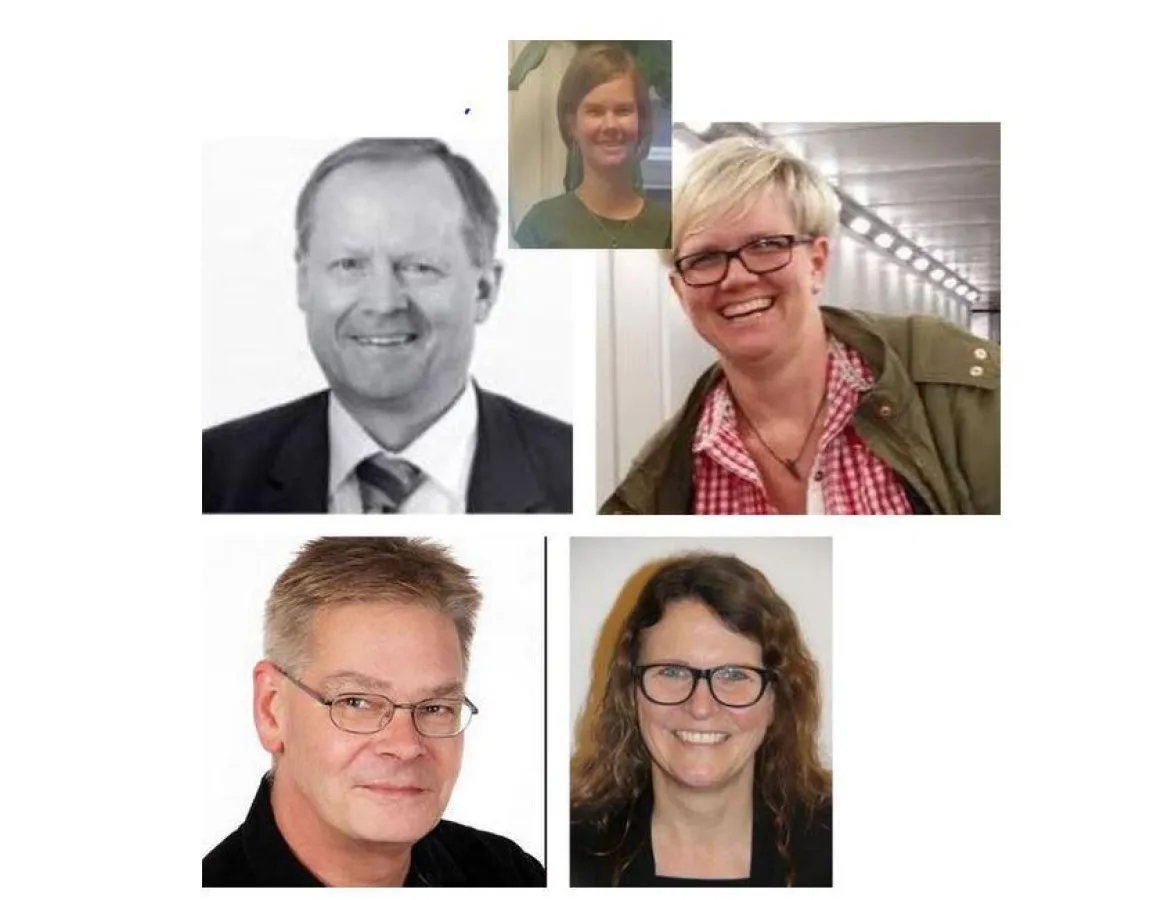 Maik Findeisen, Ramona Sump, Sylvia Wehde und Karsten Gödicke