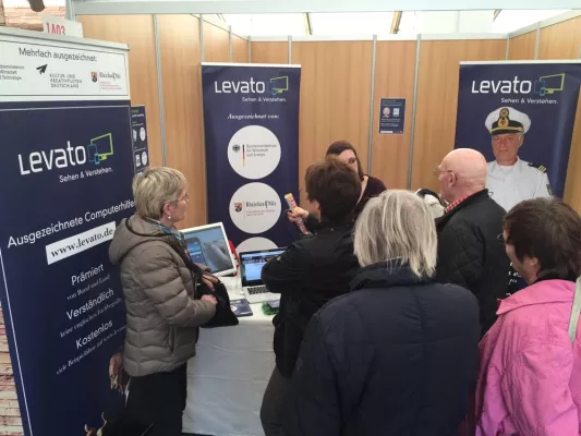 Bild: Viel Zuspruch für Levato auf der Rheinland-Pfalz Ausstellung