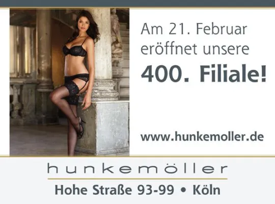 Bild: Niederländisches Lingerie-Unternehmen bewirbt Filialeröffnung in Köln mit Außenwerbung